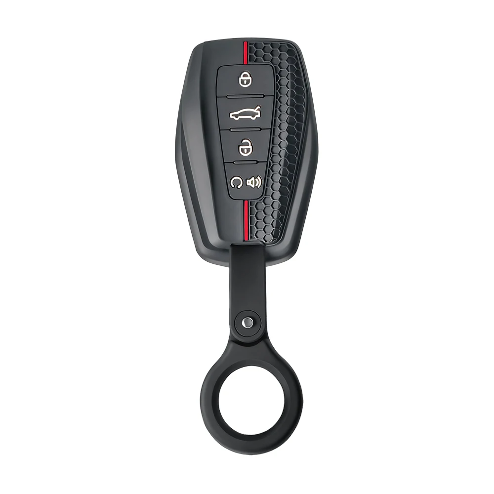 Silicone car key set suitable for Geely Coolray X6 Geometry C, Emgrand Global Coolray Eagle GX7 Okavango intelligent remote cont