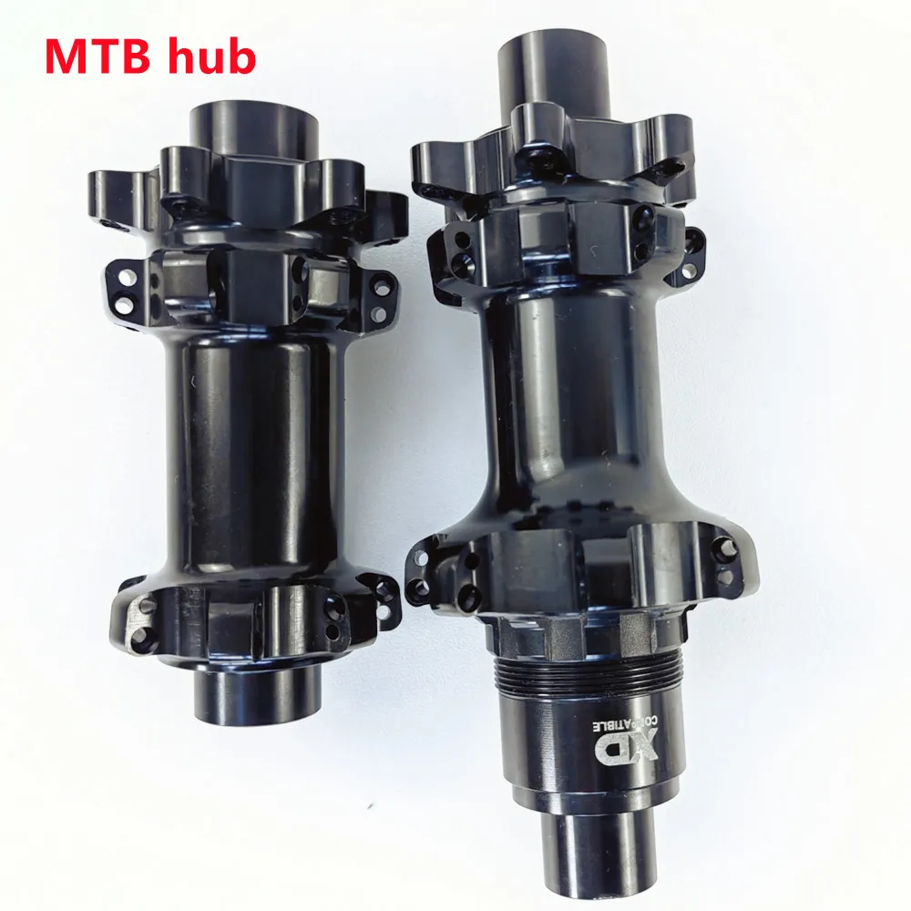 6 Bolts Disc Brake Straight Pull All Black Mountain Bike Hub 28Holes Bicycle Hub For Shimano XD use MTB Hub