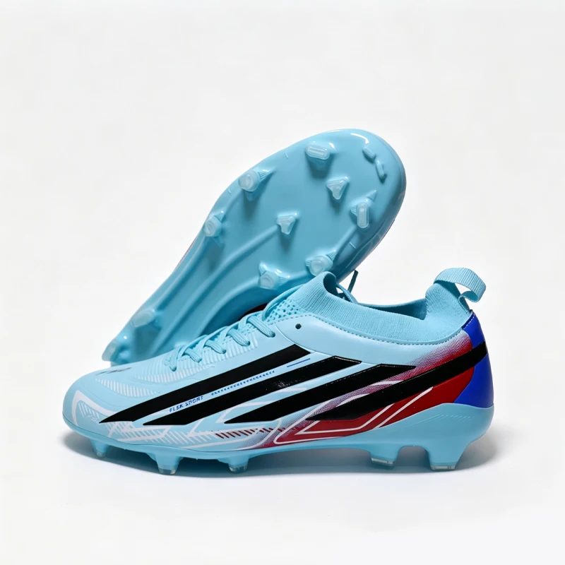 High Quality Mens Soccer Shoes F50-Hyperfast Turf Soccer Cleats Boys Sneakers FG Training Football Boots Chuteira Campo 35-45