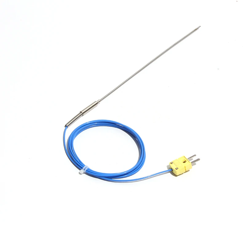 Imagem -02 - K-tipo Bendable Blindado Termopar Sensor Wire mm mm Mm8 mm Dia 100 mm 200 mm 300 mm Wrnk191 0-1100 Degree Temperature Sensor