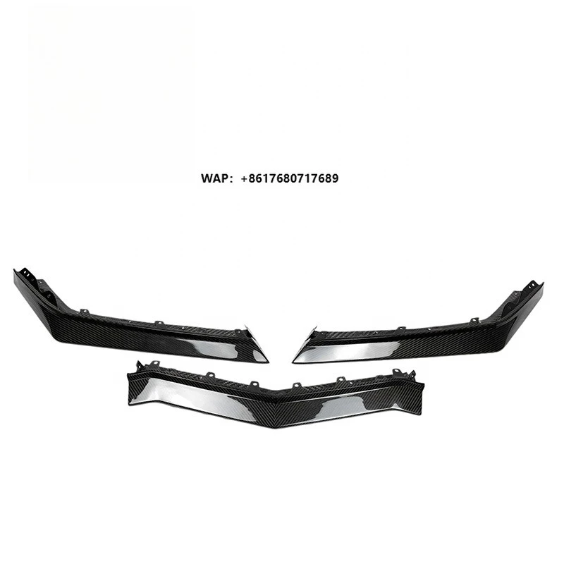 Dry Carbon Fiber OEM Style Front Bumper Lip Splitter for Corvette C8 Z06 2022-2024