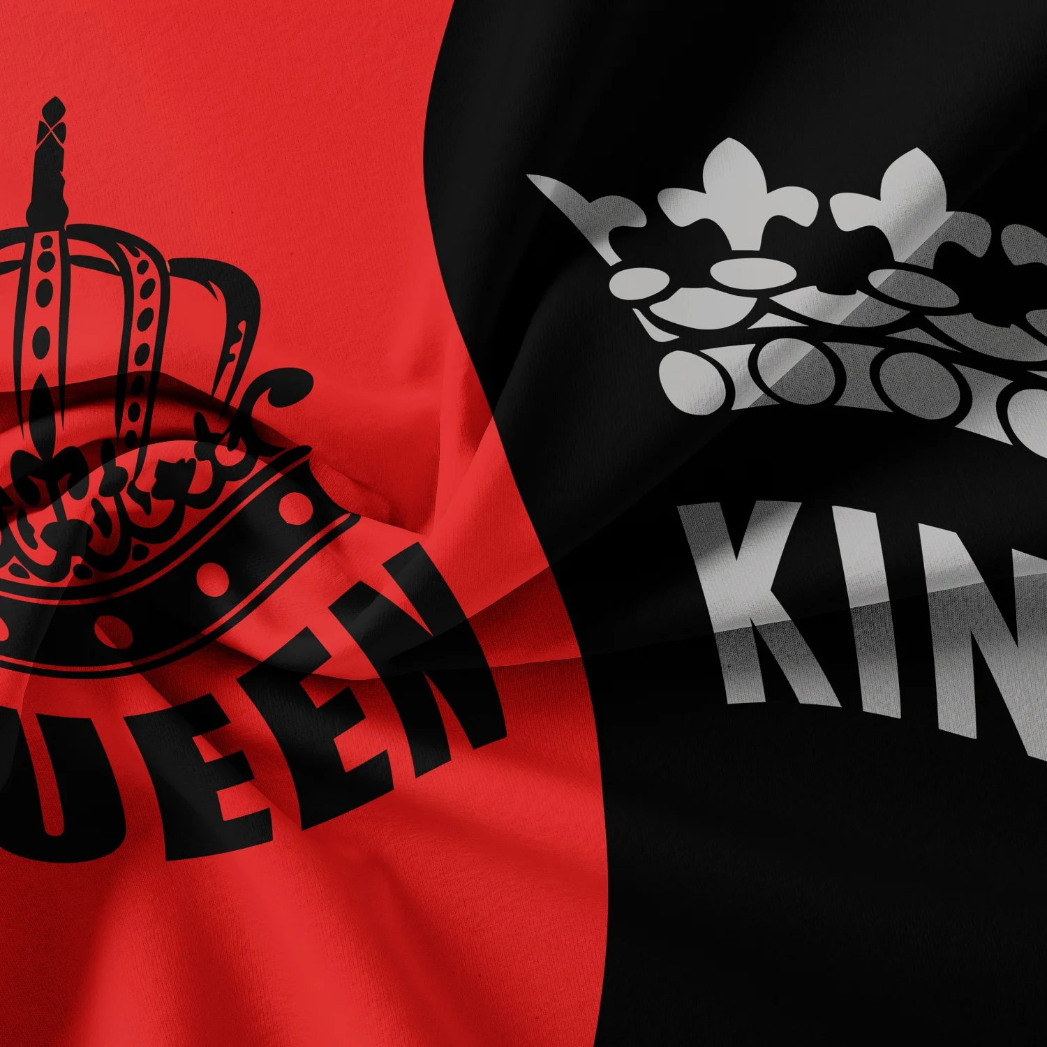 مجموعة مكونة من 3 قطع من غطاء لحاف المطبوع الرقمي على شكل قلب Queen King يمكن استخدامه كهدايا العطلات (1 * غطاء لحاف + 2 * كيس وسادة، بدون لحاف)