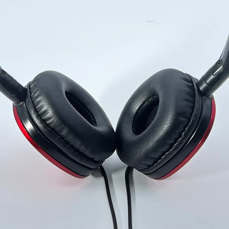 แผ่นรองหูฟังหนังสำหรับ JVC HA-S150 S160หูฟังเปลี่ยนแผ่นรองหูฟังแผ่นรองหูฟังโฟมหมอนหมอนอิงฝาครอบถ้วยสีดำ