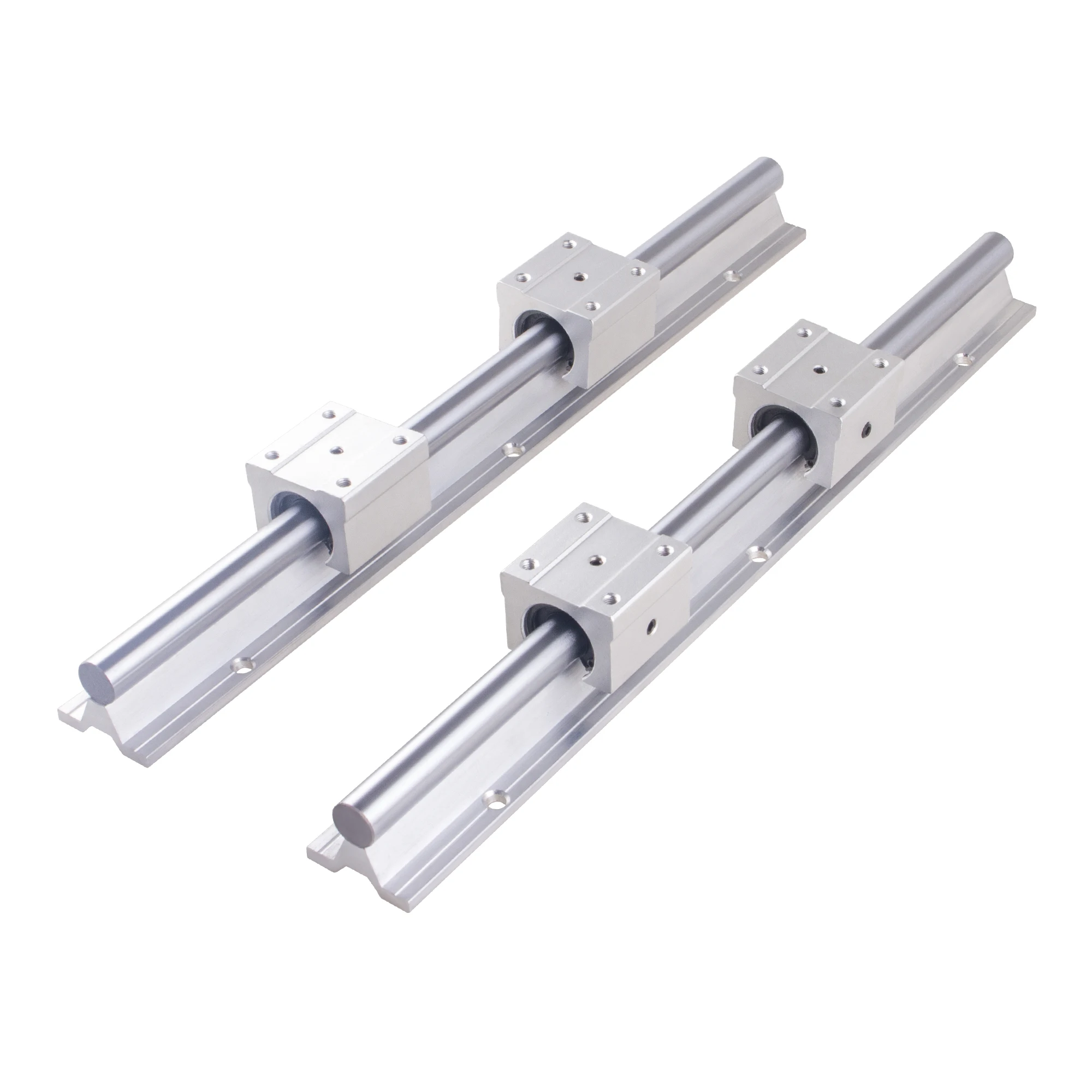 Linear Guide Rail SBR12 SBR16 SBR20 2pcs Linear Rail 300 400 500 800 1000 1500+4pcs SBR12UU /SBR16UU/SBR20UU Blocks for CNC Part