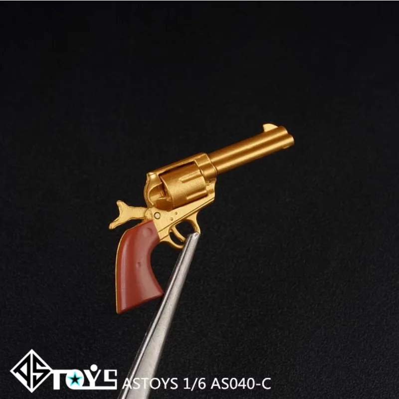 ASTOYS-figura de acción de soldado AS040 a escala 1/6, modelo de pistola revólver de tres colores para 12 pulgadas, accesorios de escena, decoración de muñecas