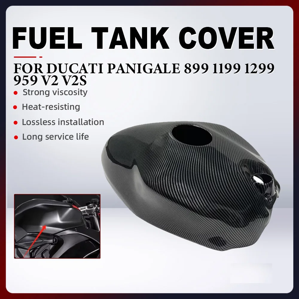 

For Ducati Panigale 899 1199 1299 959 V2 V2S ABS Motorcycle Fuel Tank Cover Gas Fuel Tank Protective Cover Fairing Parts