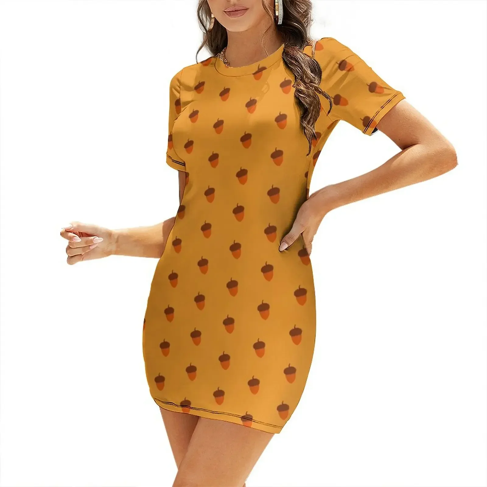 

Acorn Short-Sleeved Dress summer women's suit women's luxury party dress dress for women 2026