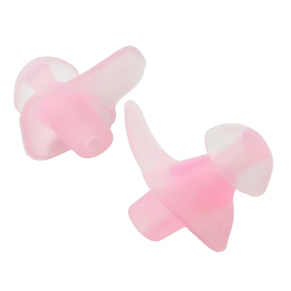 

Kids Ear Plugs Beginner Waterproof 1 Pair Water Sports Swimming Adult Protector Silicone+PC Solid Color New Hot