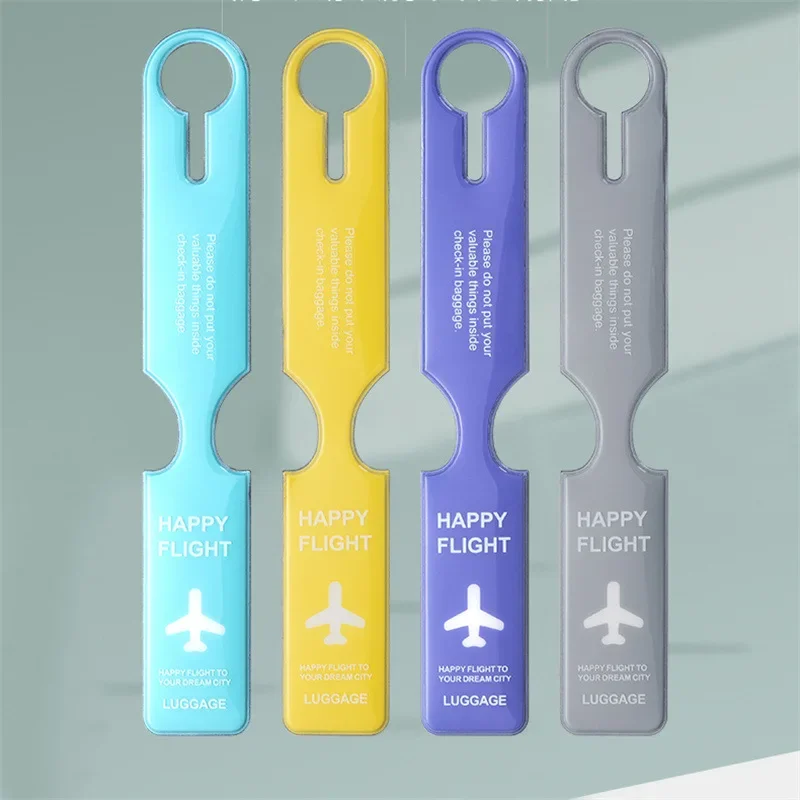 Address Label PVC Luggage Tag Information Card Boarding Pass Boarding Pass Tag Baggage Name Tags Aircraft Luggage Boarding Tag