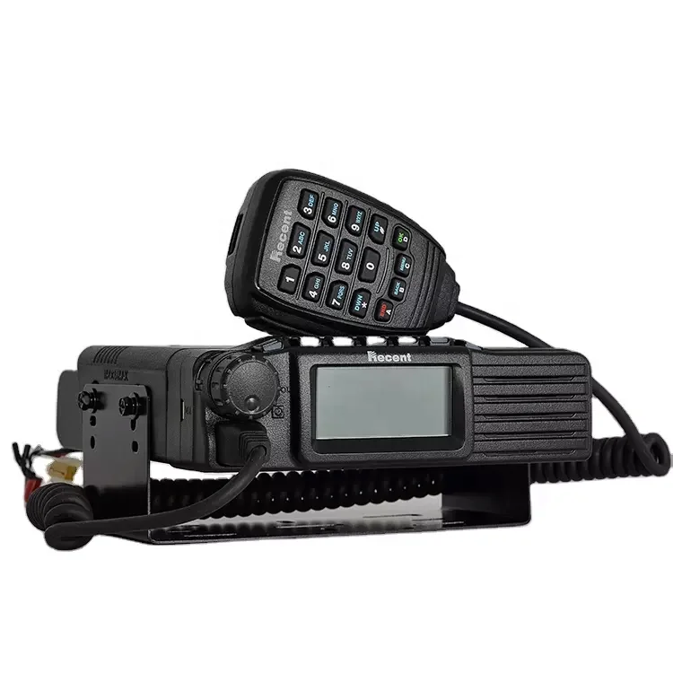 Recent RS-938D +Programming Cable 50W UHF /VHF DMR Digital Mobile Radio Speech Encryption Function Vehicle Radio