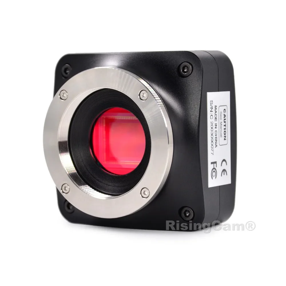 كاميرا RisingCam عالية الدقة 45 ميجابكسل 4/3 بوصة مستشعر CMOS USB3.0 كاميرا مجهرية رقمية لمجهر بريتفيلد ثلاثي العينيات #4