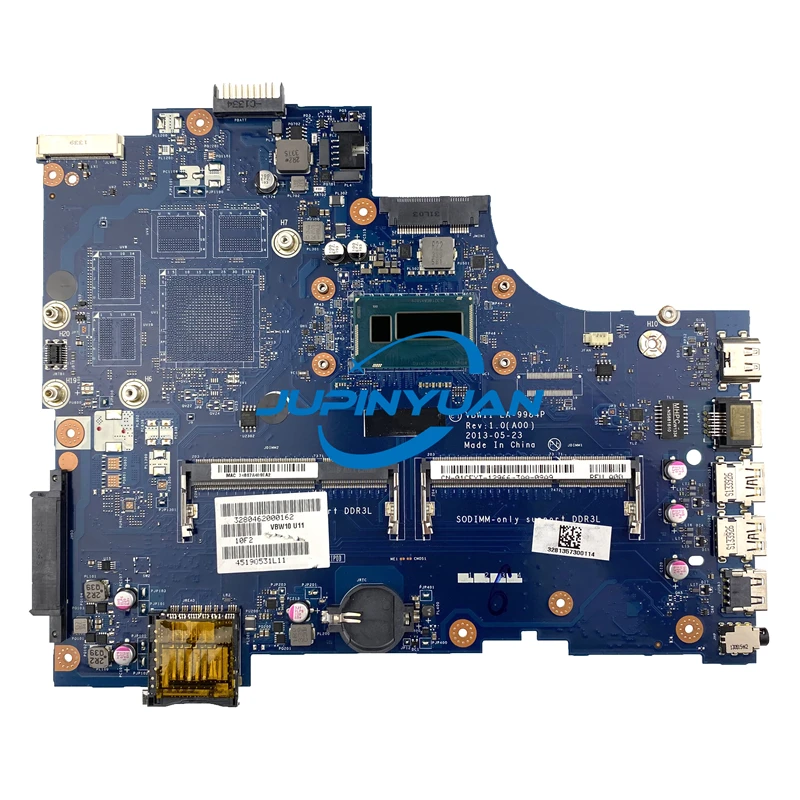 Imagem -06 - Placa-mãe Portátil para Dell Inspiron 15r 5737 3737 Cn01cfyt 01 Cfyt Cfyt Placa-mãe La-9984p Vw11 com I34010u Testado