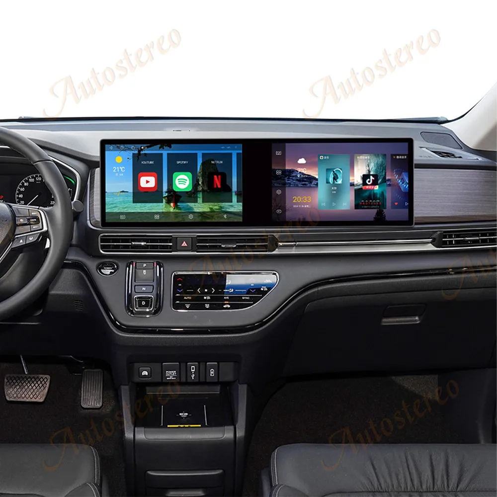 

Carplay 11.5 Inch Dual Screen Android 14 For Honda Odyssey 2022-2024 Car GPS Navigation Multimedia Player Radio Head Unit
