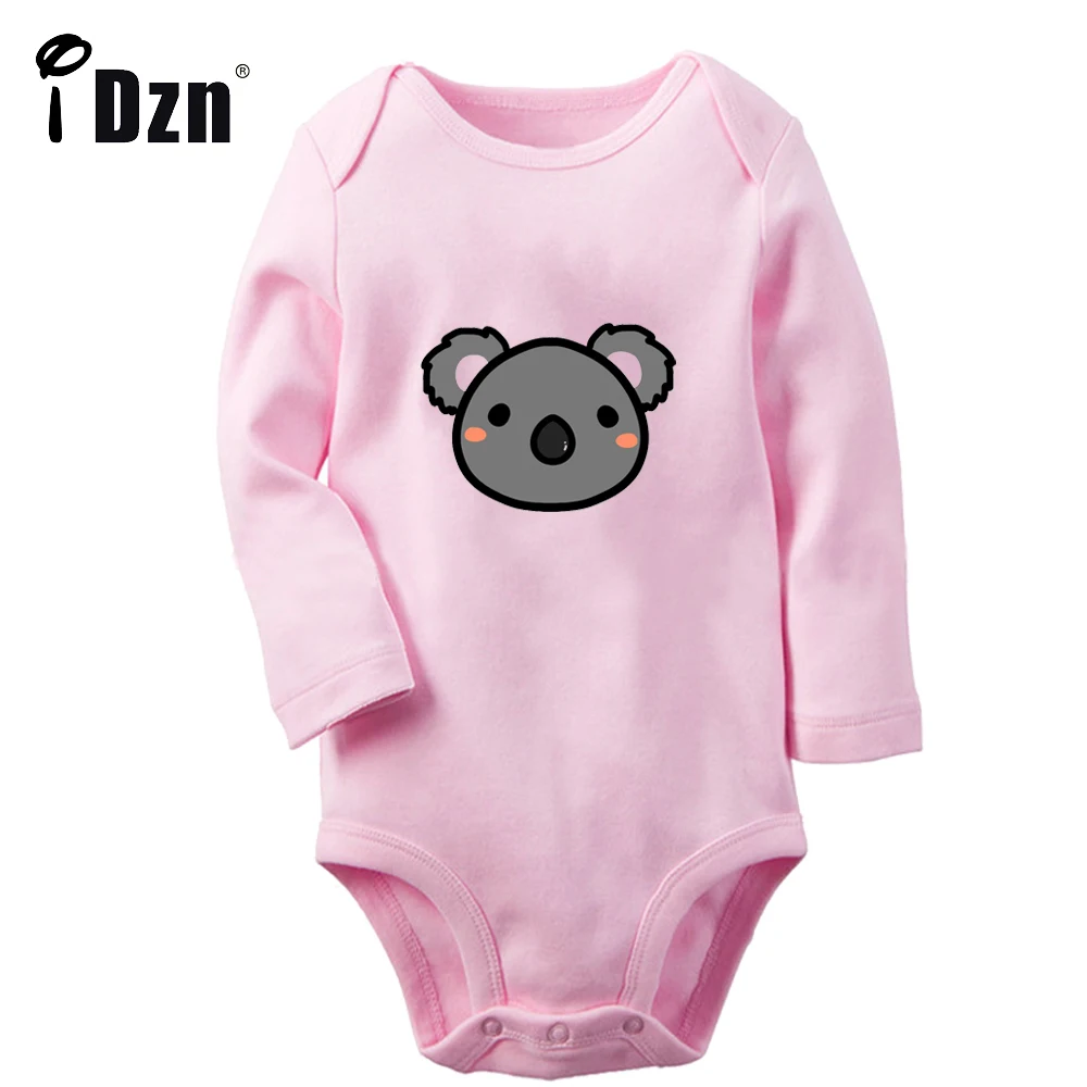 I Love My Mom Baby Boys Fun Animal Rompers Baby Girls Cute Little Koala Bodysuit Let My Adventure Begin Long Sleeves Jumpsuit