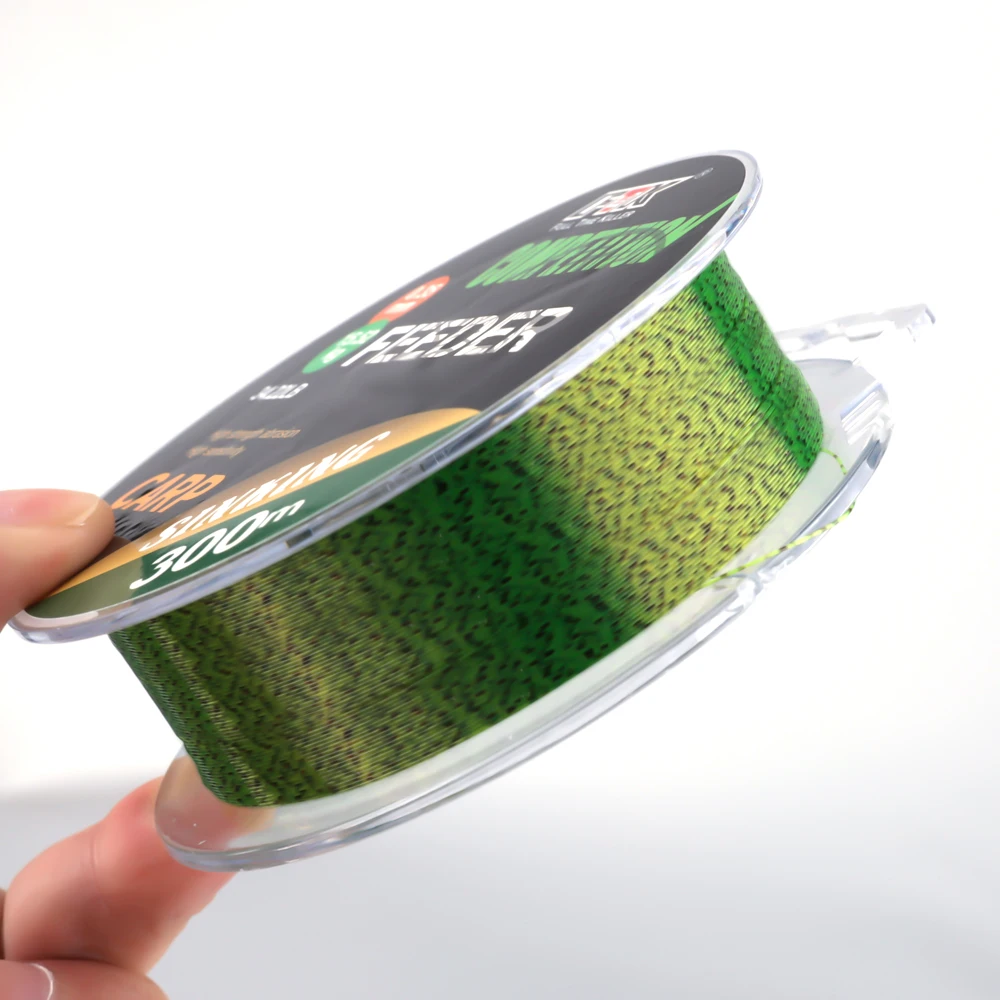 FTK 3D 目に見えない鯉釣り糸ナイロン 150 メートル/300 メートル超強力モノフィラメントフロロカーボン引張スポットラインペスカ用
