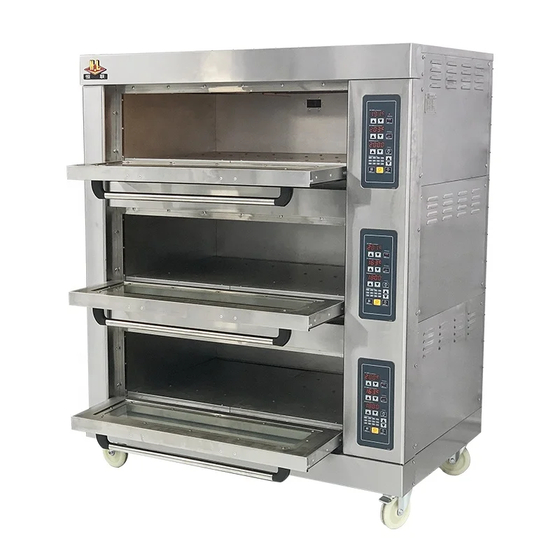 Commercial Pizza Bread Pastry Cake Electric 5 Deck Bakery Five Trays 3 Layer Price Baking Oven