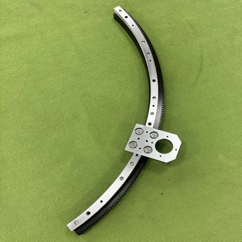 1 Meter Diameter High Precision Roller Teeth Circular Rack Gear Guide Rail Conveyor Line