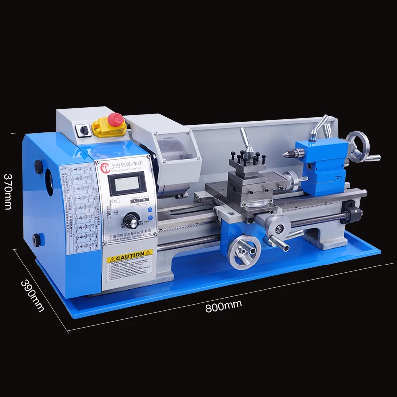 

TC210 400mm Mini Brushless Motor Manual Metal Lathe Machine for Home Use with Low Noise ,low Price