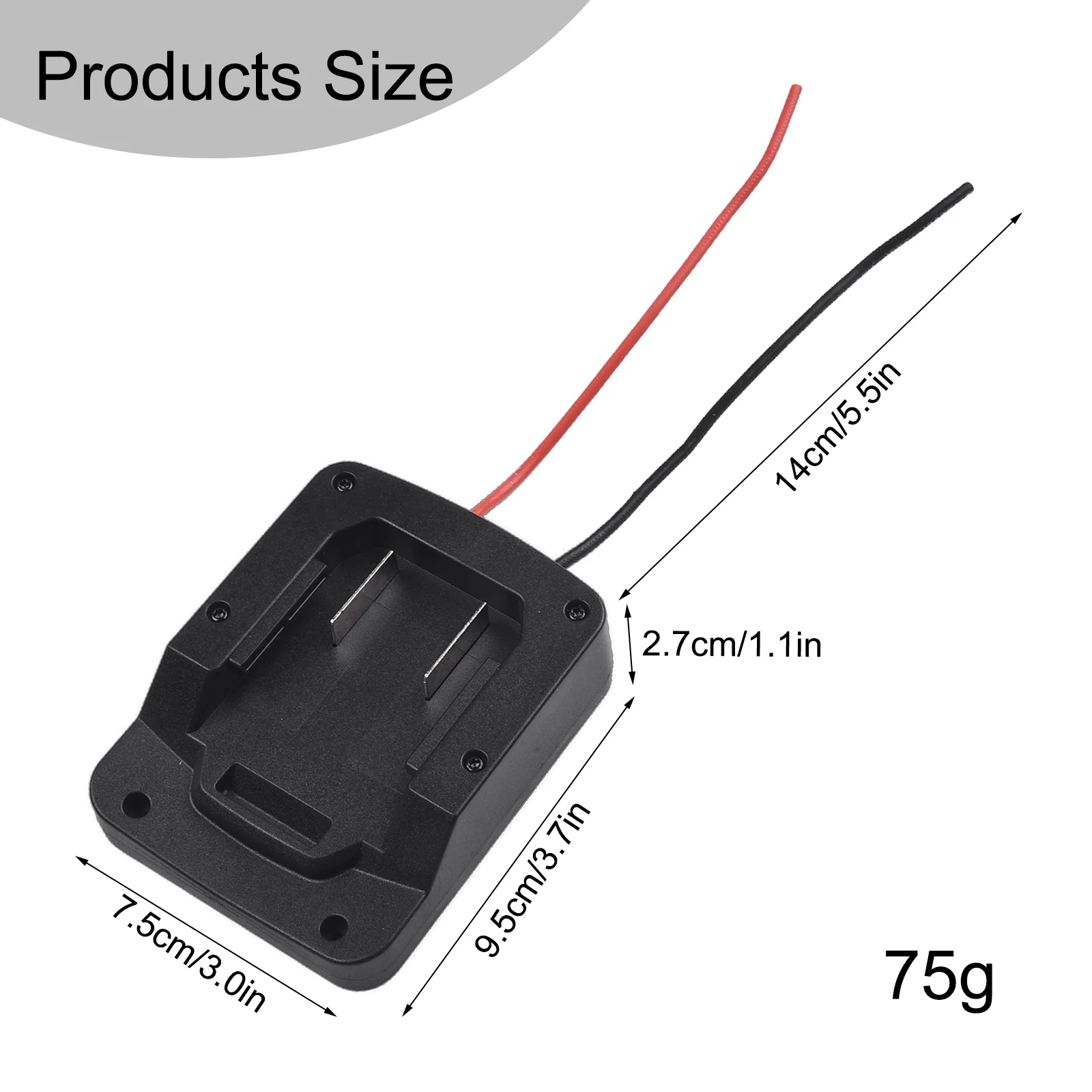 FOR Parkside X20V Lithium for ion Battery Connector Output Adapter Panel Mount Replacment Tool For Protects Battery Equipment