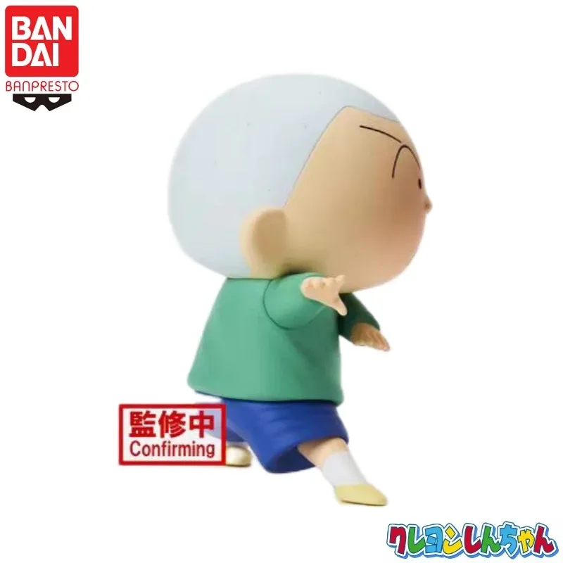 Oryginalne figurki akcji Bandai Banpresto Crayon Shin-Chan Sato Masao, zabawki modelarskie, ozdoby na biurko, kolekcjonerskie prezenty - dostępne od ręki.