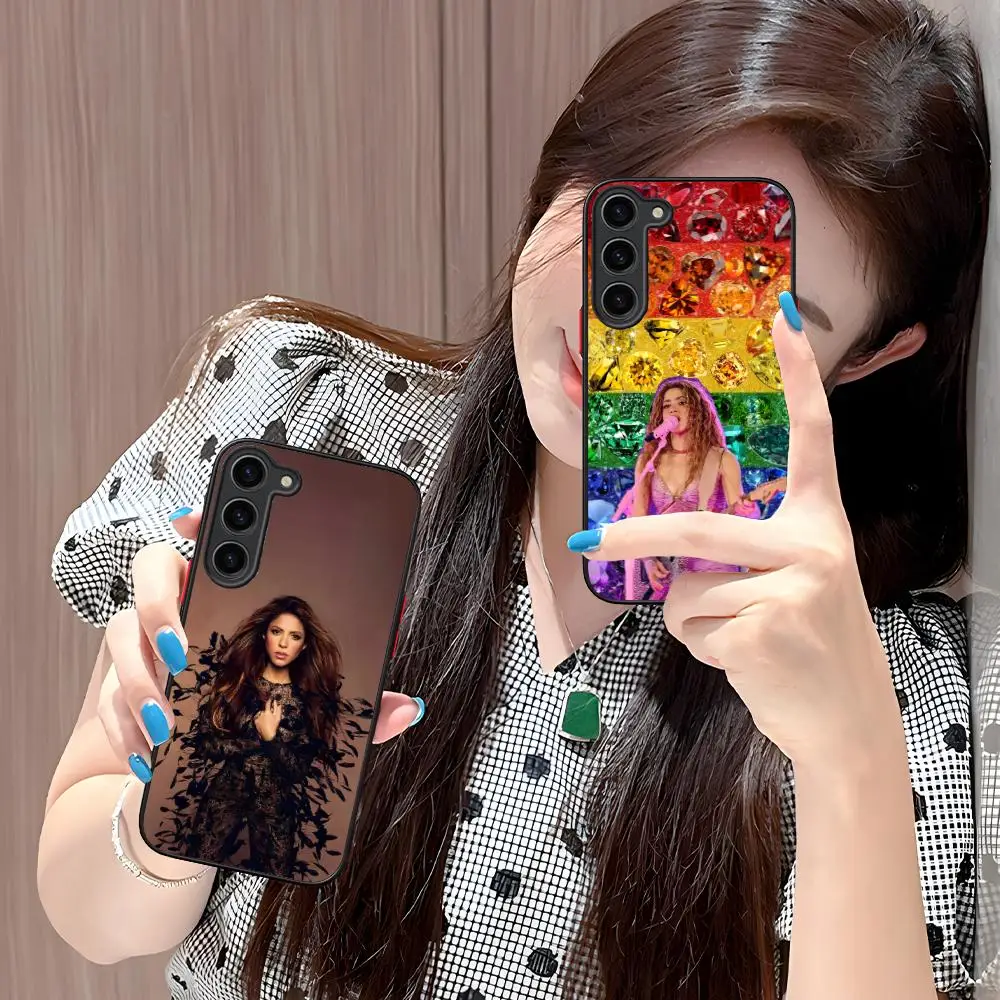 

Shakira модный чехол для мобильного телефона Samsung Galaxy S25 S24 S23 S22 S21 Plus FE ультра красочный силиконовый чехол роскошный красивый