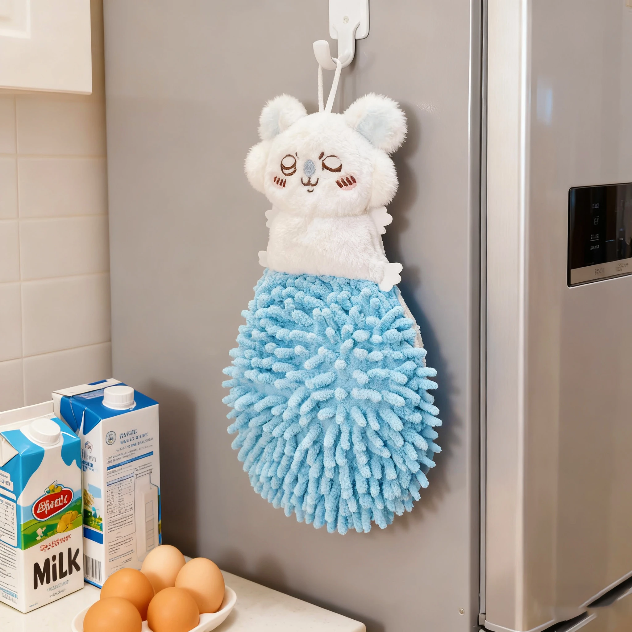 MINISO Chiikawa Momonga منديل لطيف الكرتون فتاة ماصة منديل الحمام المطبخ القماش رشاقته Kawaii الفتاة هدية