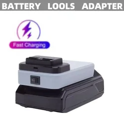 For Greenworks Compatible Extender Fast Charger 24v Batteries Adapter Pd Qc3.0 Fast Usb(Only Adapter)