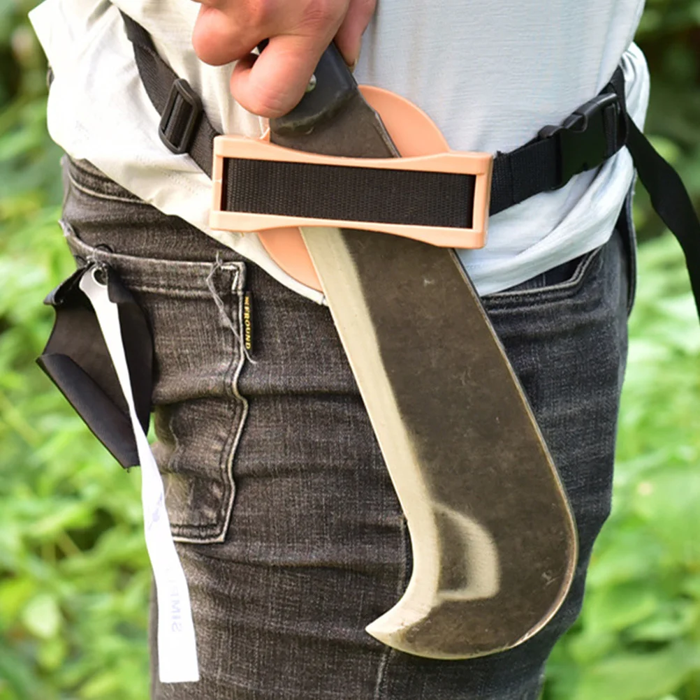 

2Pcs Knives Storage Holder Durable Outdoor Waist Cutter Rack Hatchet Organizer Lightweight Cutter Holder Useful Outdoor Supplies