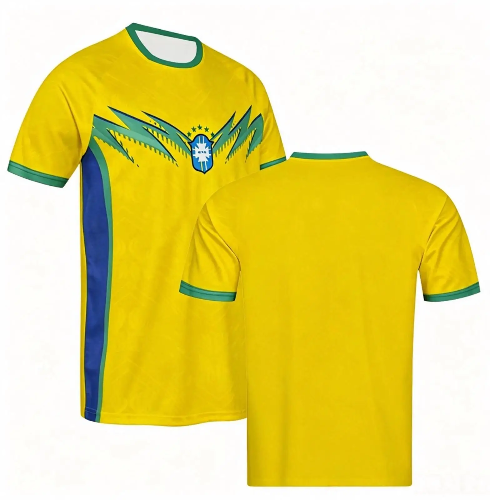 Brazil Samba Dancer Summer 2027 WC Football Jersey 3D Printed Cheerleading Team Men T-Shirt Family Kid Fans Footy Sportswear Y2K