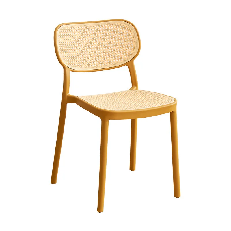 Plastic Chair Household Dining Chair Thickened Back Chair