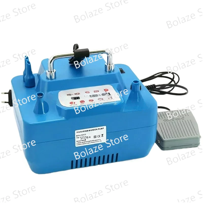 Timer Dual Holes Professional Inflator Memory Function Foot Switch 800W Electric Balloon Pump With