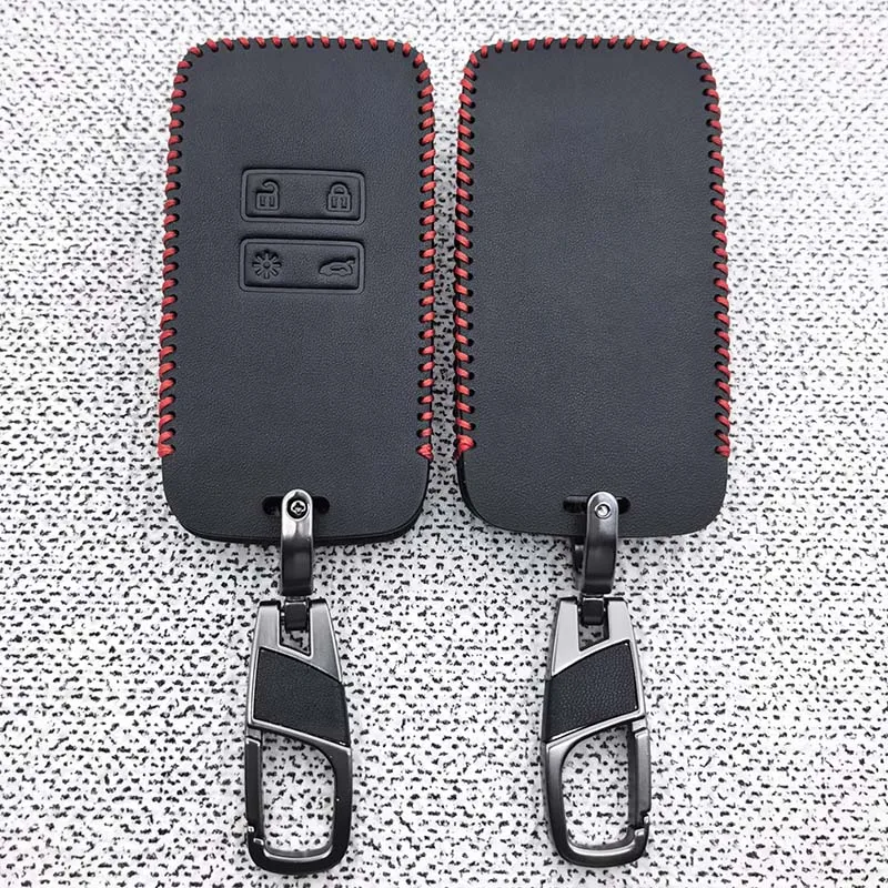 Leder-Autoschlüsselhülle Zubehör für Renault Megane Austral Kadjar Clio Captur Arkana Koleos Zoe Scenic Dacia Sand