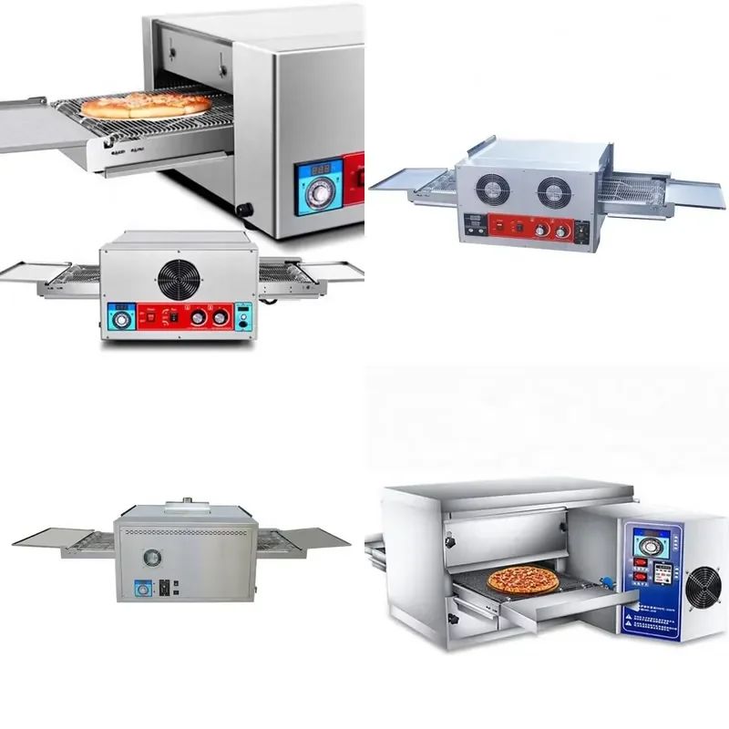 for 12 18 32 inch commercial automatic chain gas electric conveyor pizza oven
