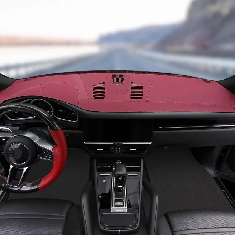 Car Dashboard Cover Console Instrument Sunshade Anti-UV Carpets Protection Mats LHD For Porsche Cayenne Panamera Macan 718
