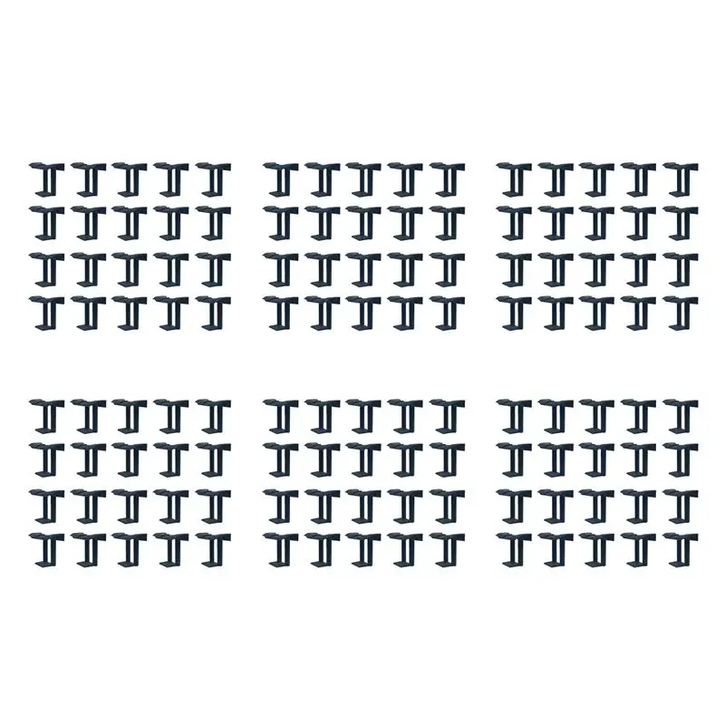 ABWP-120PCS Photovoltaic Panel Drainage Buckle Surface Plate Solar Panel Water Drain Clip For Solar Panel Draining Black 40Mm