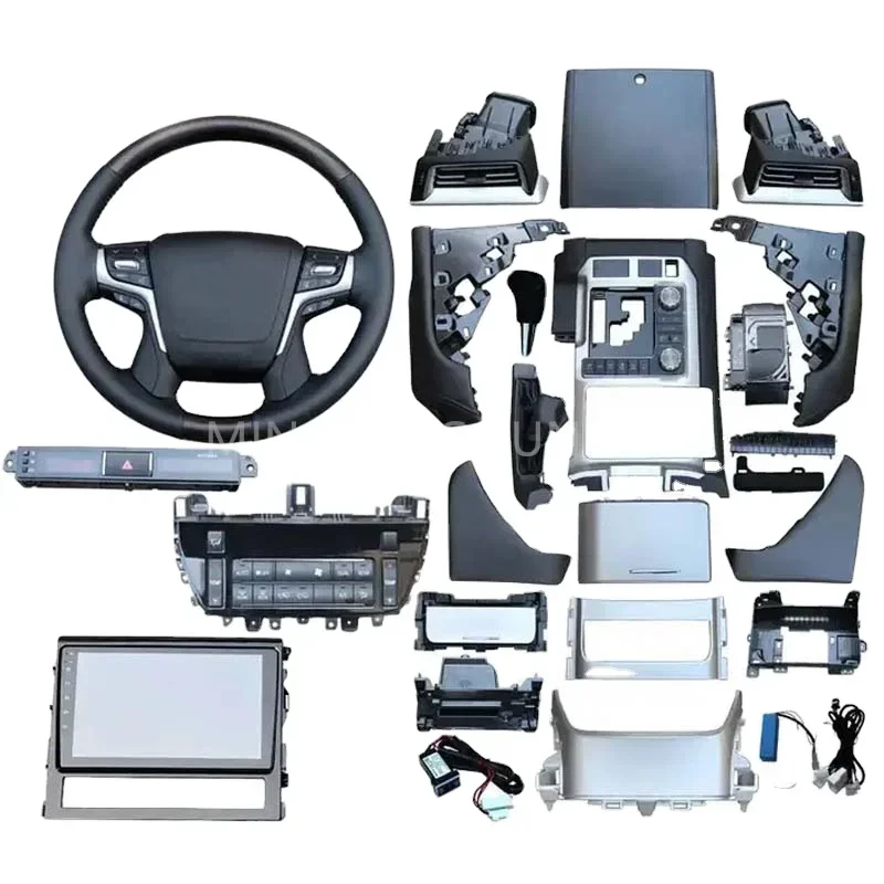 Car Interior Kits Fit for Toyota Land Cruiser Lc200  Inner Inside Kits Upgrade To 2020 Kit