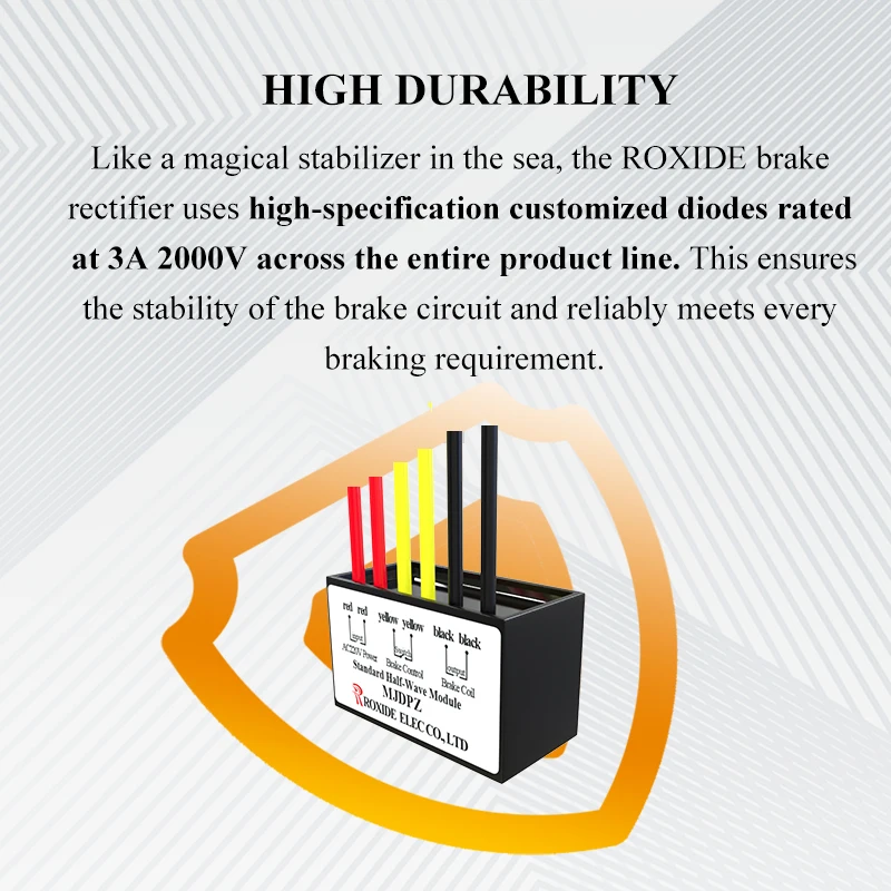 MJDPZ Electromagnetic Brake Rectifier, AC 220V to DC 99V