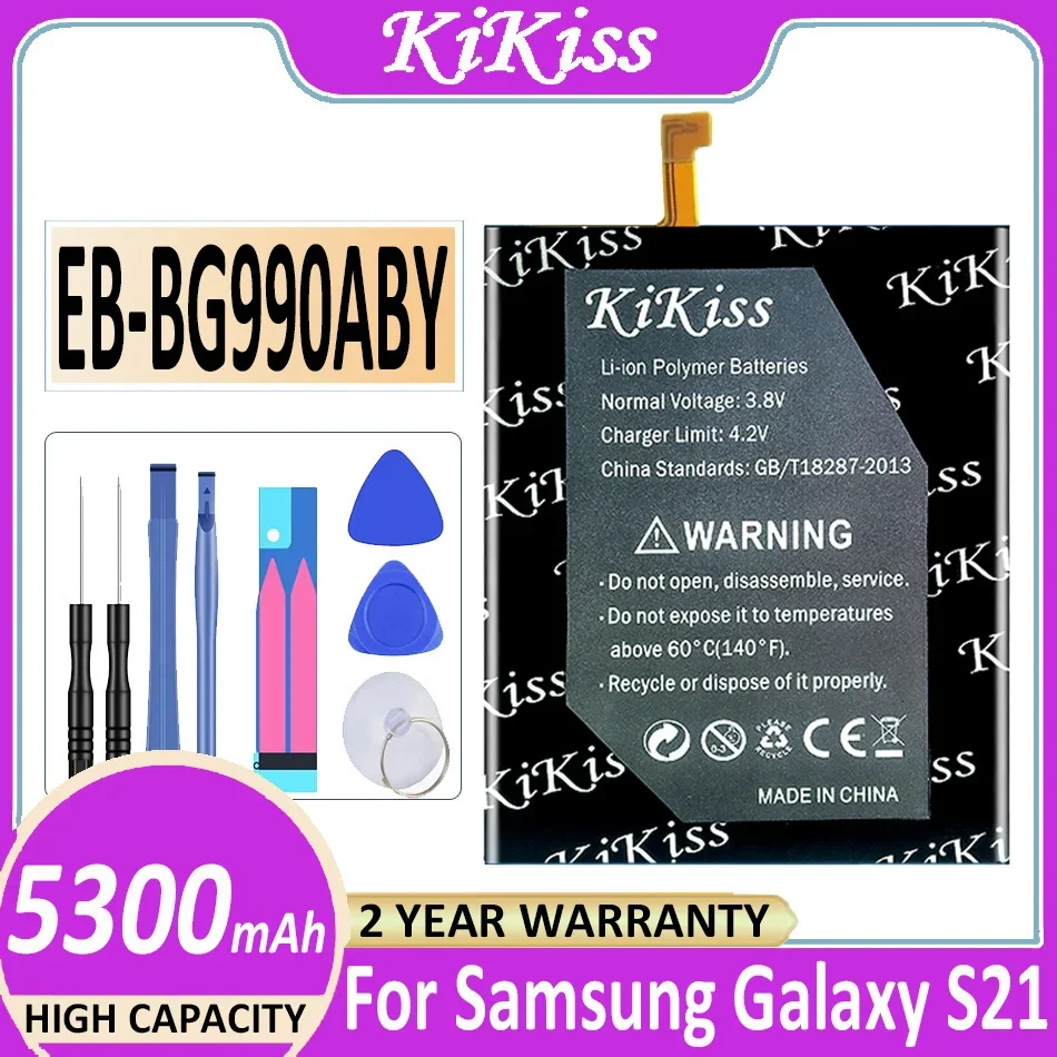 Battery EB-BG990ABY 5300mAh For Samsung Galaxy S21 FE 5G SM-G990 Bateria