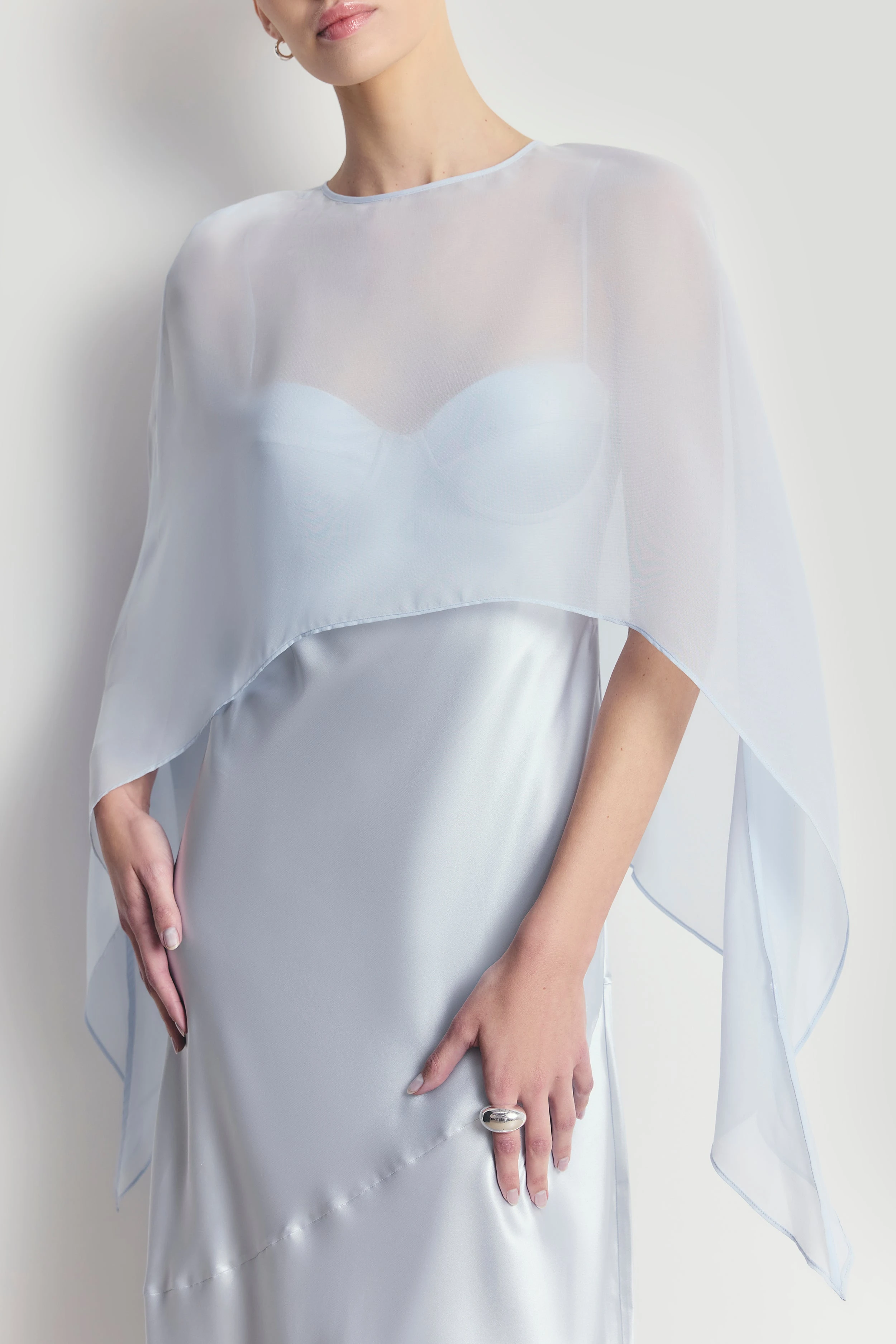 Mantella da Sposa per Donna, Morbida e Leggera in Chiffon Rosa, Scialle da Sposa, Coprispalle Casual, Mantello Formale da Sera, Mantella Estiva per Signora