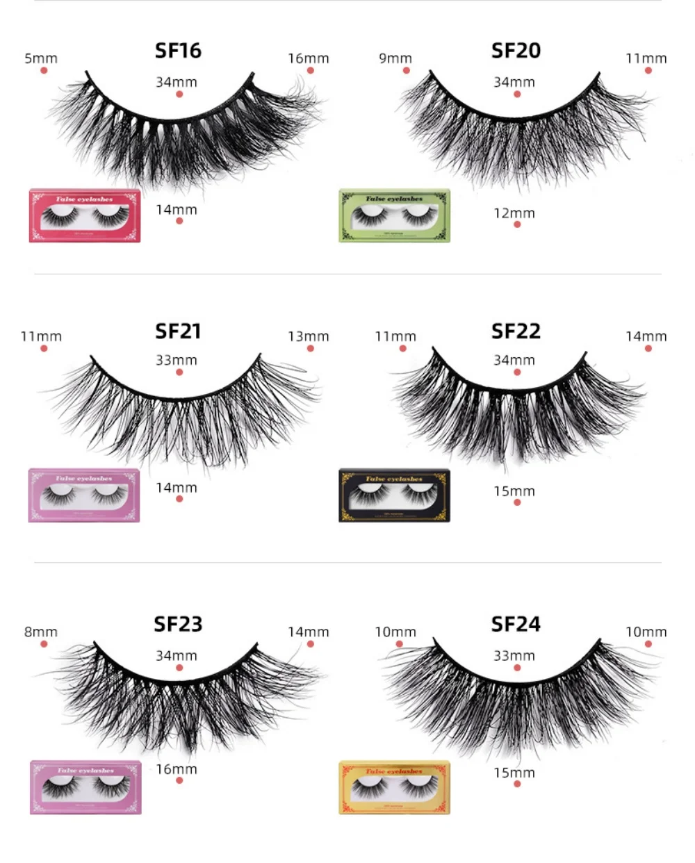 3D立体ミンクファーつけまつげ ハンドメイド ナチュラルまつげ 100%クルエルティフリー フルストリップまつげ メイクアップ 3Dミンクまつげ