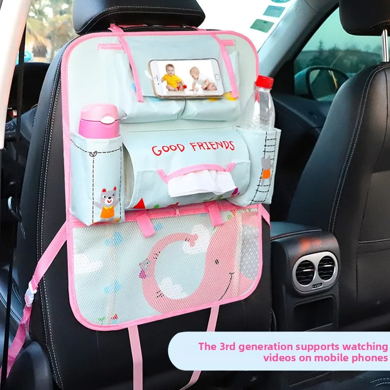 

Cartoon Car Seat Back Storage Hang Bag Organizer Car styling Baby Product Stowing Tidying Automobile Interior Accessories