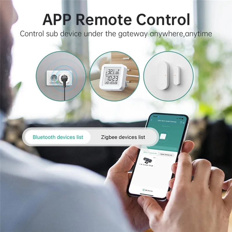 AS95-Tuya Zigbee3.0/BLE Smart Gateway Hub Multi-Modello Smart Home Bridge Telecomando senza fili per Alexa Google Home(A) Dura