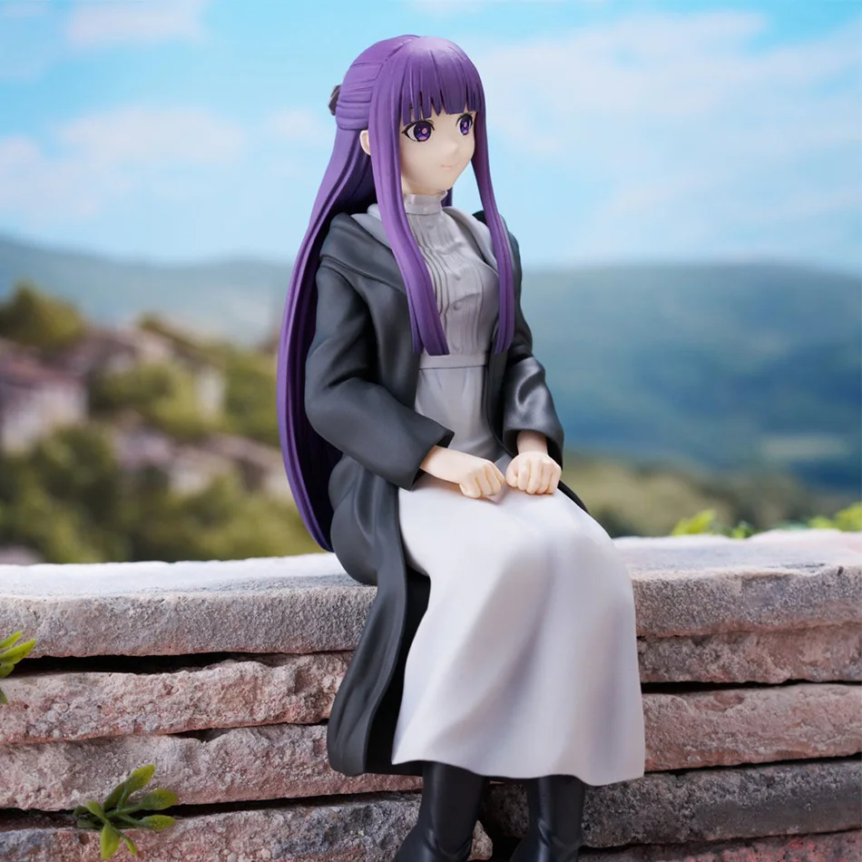 Anime Frieren Beyond Journey's End Fern Sitzende Figur PVC-Statue Sammlerstück Modell Desktop-Dekoration Geschenk – Detail 8
