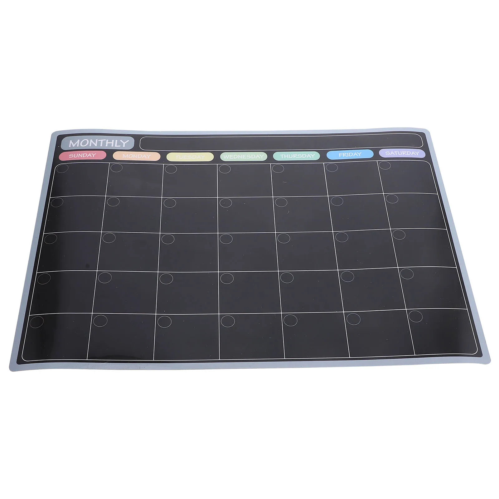 1pc Magnetic Monthly Planner Whiteboard For Fridge Dry Erase Board Reusable Calendar Organizer Kitchen Schedule Memo Planning