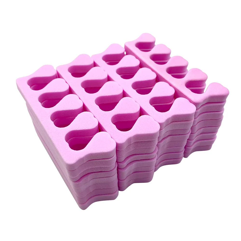 

10/20pairs Professional Toe Separator Finger Foot Nail Tools Soft Foam Sponge Manicure Pedicure Nail Polish Anti Touch