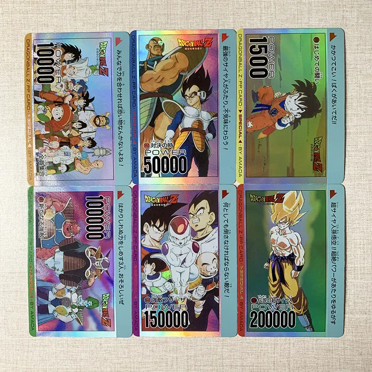 Dragon Ball Limited Edition 3000 DIY Light Reflector Grid Flash Card BP8400 Vegeta Western Style Kid Goku Anime Game Card Toys view 6