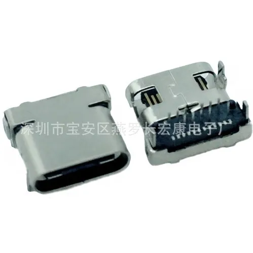 For USB TYPE-C 24PIN female seat, terminal front sticker and rear plug, four-foot TYPE-C 3.1 female seat discount