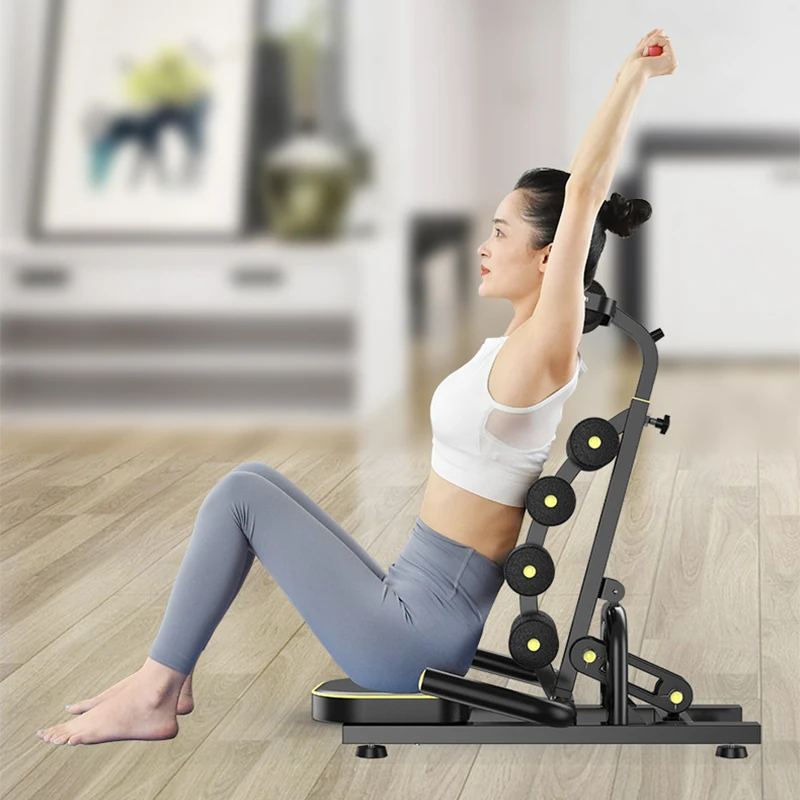 Inverted bench lumbar relief device lumbar traction and relaxation handstand stretcher lumbar disc spine correction