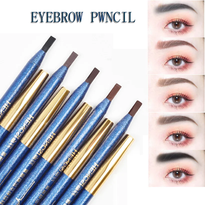 Hensi Brand Eyebrow Pencil Female Long lasting Makeup Eyebrow New Tint Original Color Waterproof Cheap Beauty Chinese Cosmetics