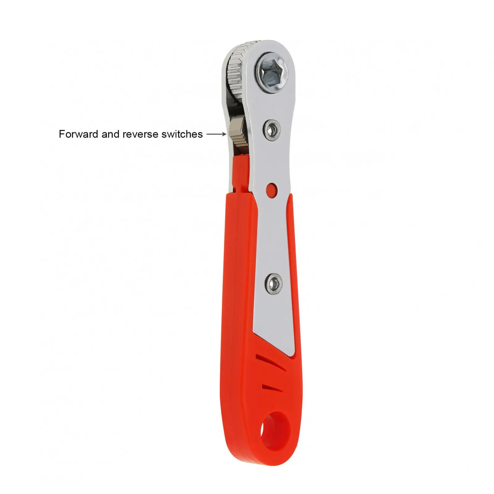 Mini Ratchet Wrench Screwdriver 1/4 inch Positive Reverse Hexagon Hex Ratchet Spanner Batch Head Socket Tools L Bending Wrench